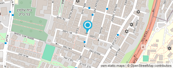 מפת הגעה אל משקפיים לשירות הקהילה