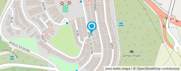 מפת הגעה אל מנצורה עודד