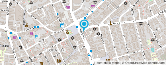 מפת הגעה אל פיצוציית נינה