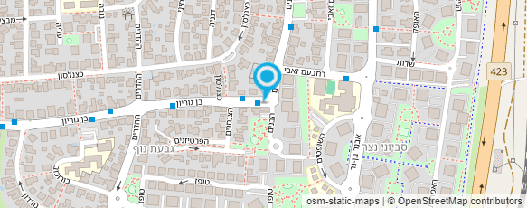 מפת הגעה אל ד"ר אמינוב משיח