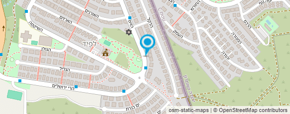 מפת הגעה אל גני נוי