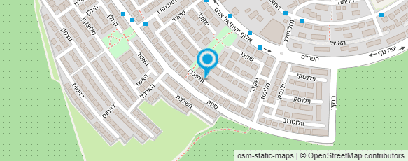 מפת הגעה אל משפחתון גן - ישראל נורית