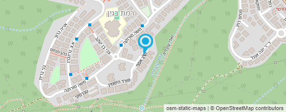 מפת הגעה אל ד"ר פרסון בנימין