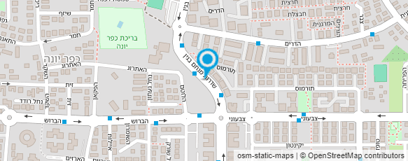 מפת הגעה אל אפרת עקיבא - רפלקסולוגיה