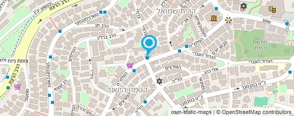 מפת הגעה אל ד"ר מורגוליס שמואל - רופאי שיניים