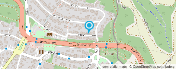 מפת הגעה אל זוהר לניר- אדריכל נוף