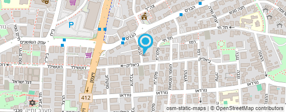 מפת הגעה אל גן א.מ.ט. LITTLE GENIUS