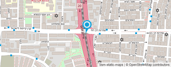 מפת הגעה אל שירותי ניקיון אכילס