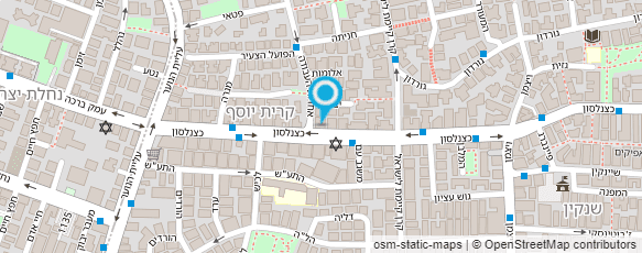 מפת הגעה אל נלסון 33 - בר קפה גבעתיים