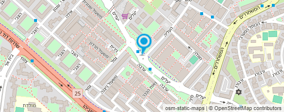 מפת הגעה אל דרור עייט - שליחויות ומסירות