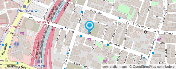 מפת הגעה אל שווארמה נחלת יצחק