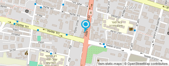 מפת הגעה אל מאפית אריאל בע"מ