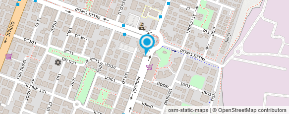 מפת הגעה אל רונית טאקו-מעצבת אופנה