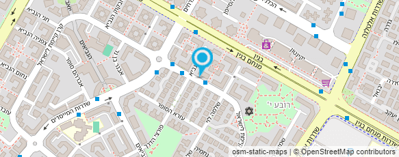 מפת הגעה אל גן ילדים פו הדוב