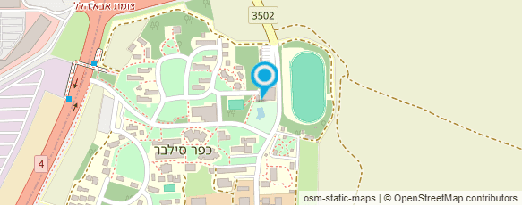 מפת הגעה אל בית ספר תיכון ופנימיה