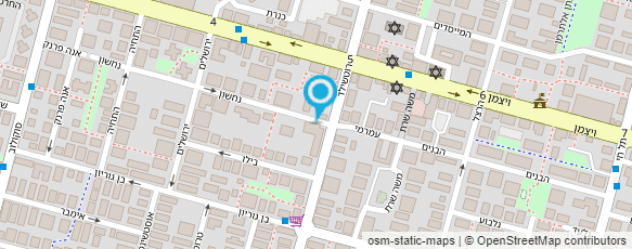 מפת הגעה אל חזי קדמי - עיצוב שיער