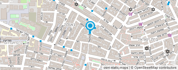 מפת הגעה אל שירותי בריאות כללית