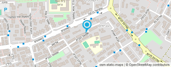 מפת הגעה אל מכולת ישראל וצביקה