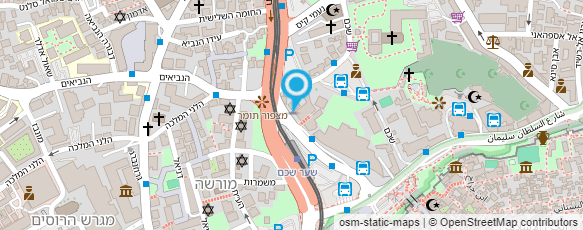 מפת הגעה אל שירותי בריאות כללית