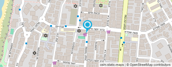 מפת הגעה אל מינימרקט שמואל הנציב