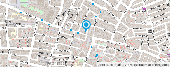 מפת הגעה אל סקולה - ביה"ס לשיער ופיאנות