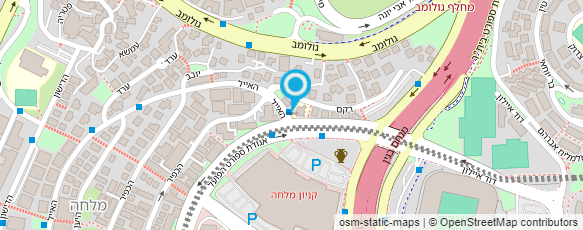 מפת הגעה אל בי"ס השלום יצחק רבין