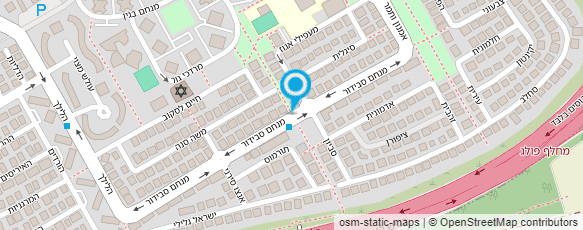 מפת הגעה אל גן אומנויות - צוף