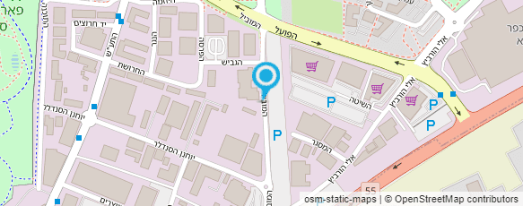 מפת הגעה אל מכבסת המוביל - מכבסה שיקומית