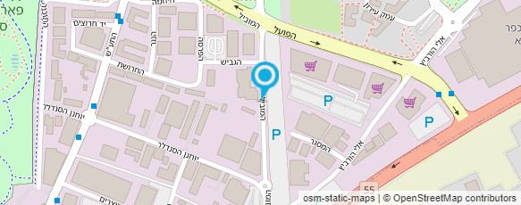 מפת הגעה אל מרכז עבודה שיקומי - מע"ש