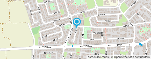 מפת הגעה אל חן מיכל אדריכלות פנים