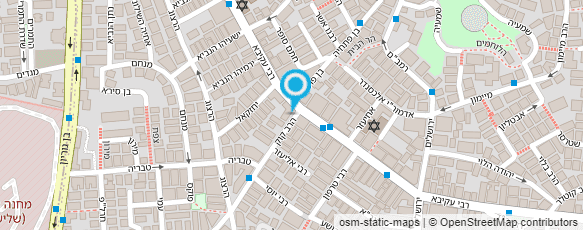 מפת הגעה אל סטודיו פנינה