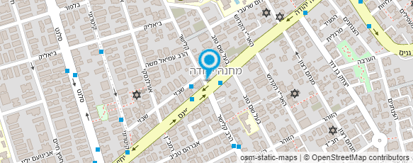 מפת הגעה אל שוק מחנה יהודה