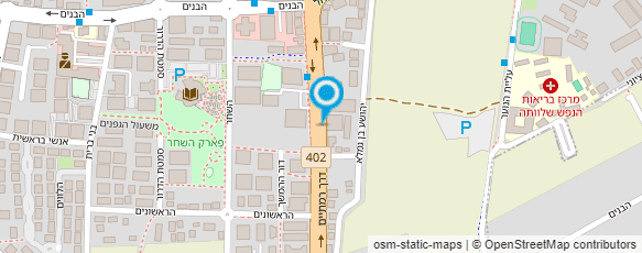 מפת הגעה אל אליצור הוד השרון