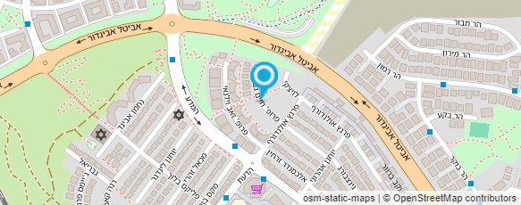 מפת הגעה אל נטלי לסרי מאפרת מקצועית