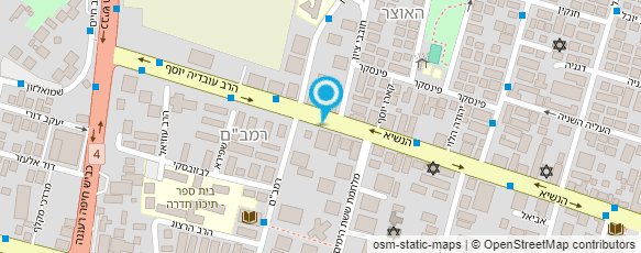 מפת הגעה אל יוגב לוי ושות', חברת עו"ד