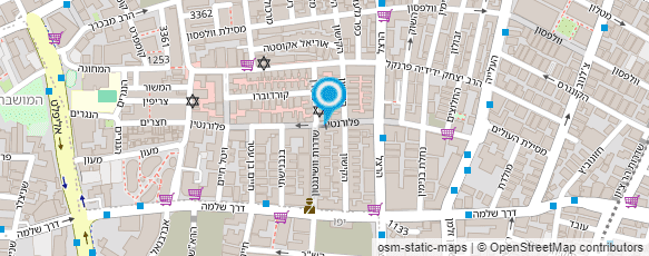 מפת הגעה אל מכבסת ריגושים