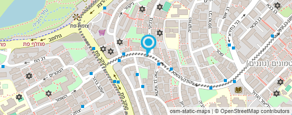 מפת הגעה אל גן ילדים שרה - בפיקוח