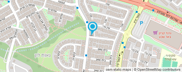 מפת הגעה אל גדעון - מורה לנהיגה