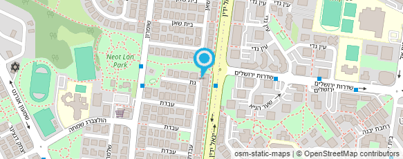 מפת הגעה אל הגן של חגית מפת הגעה אל הגן של חגית