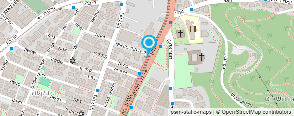 מפת הגעה אל קייטרינג מליסה