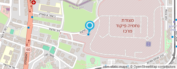 מפת הגעה אל אבו סנינה מיזוג לרכב