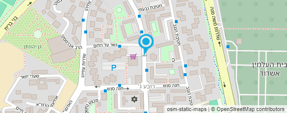 מפת הגעה אל אלוף הפלאפל כשר למהדרין