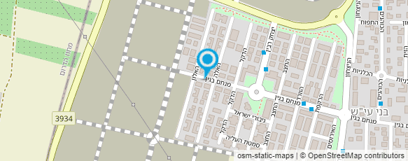 מפת הגעה אל גן אודטה