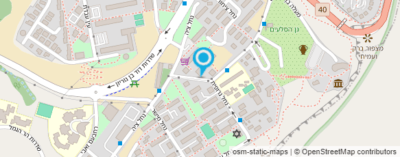 מפת הגעה אל מכבי טבעי