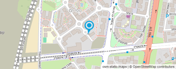 מפת הגעה אל גנים בשיפוץ