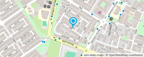 מפת הגעה אל אביטל ביטון אומנות האיפור