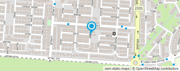 מפת הגעה אל פעוטון רונית