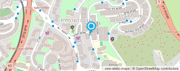 מפת הגעה אל מנעולן 24 שעות