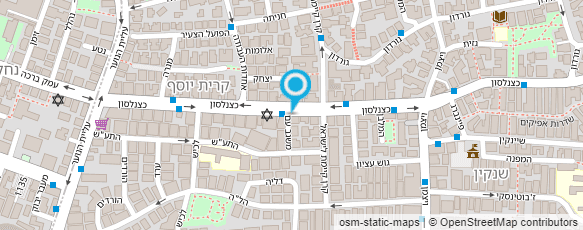 מפת הגעה אל קייטרינג מלח פלפל