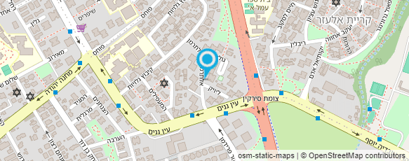 מפת הגעה אל מוניות השבת